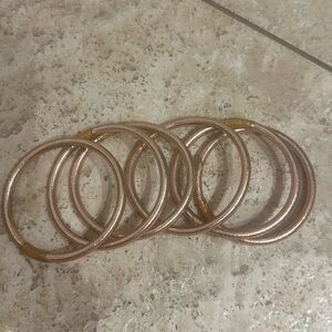 BuDhaGirl Bangle - Set of 6 Rose Gold